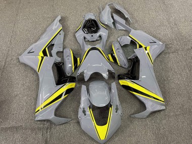 Nardo with Yellow Stripes 2017-2023 CBR1000RR Motorcycle Fairings