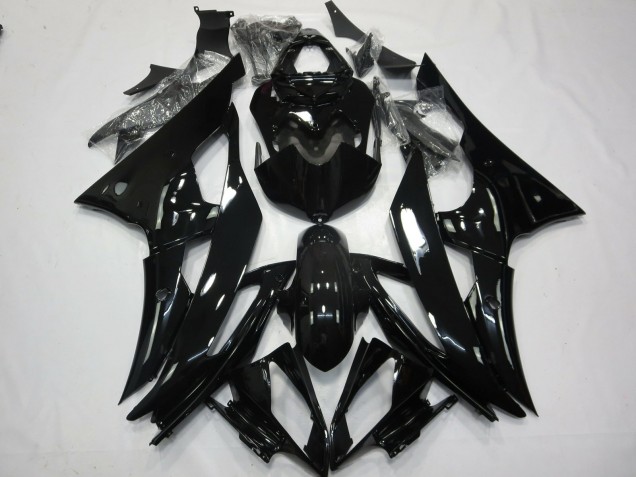 No.2 Gloss Black 2008-2016 R6 Motorcycle Fairings