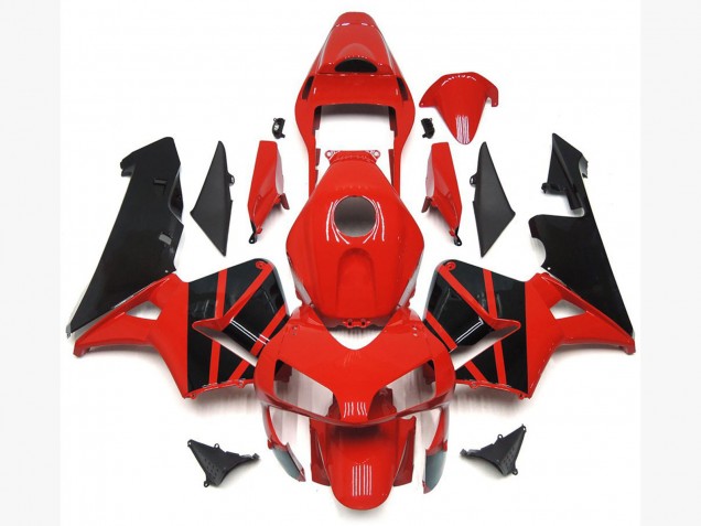 OEM Style Red Black 2003-2004 CBR600RR Motorcycle Fairings OEM Style Red Black 2003-2004 CBR600RR Motorcycle Fairings