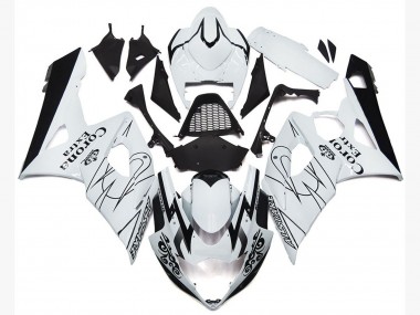 OEM White Corona Style 2005-2006 GSXR 1000 Motorcycle Fairings