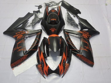 Orange Matte 2006-2007 GSXR 600-750 Motorcycle Fairings
