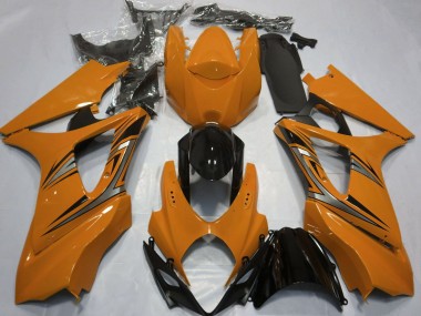 Orange OEM Style 2007-2008 GSXR 1000 Motorcycle Fairings