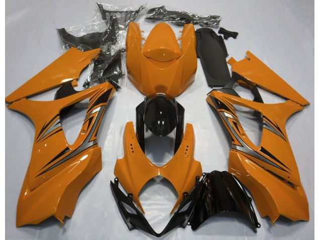 Orange OEM Style 2007-2008 GSXR 1000 Motorcycle Fairings
