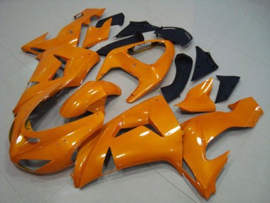 Orange Plain 2006-2007 ZX10R Motorcycle Fairings
