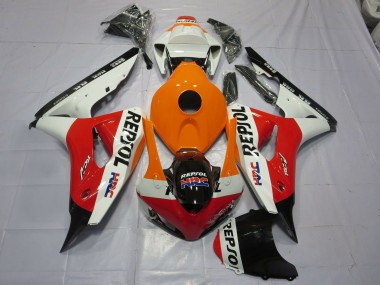 Orange Repsol 2006-2007 CBR1000RR Motorcycle Fairings