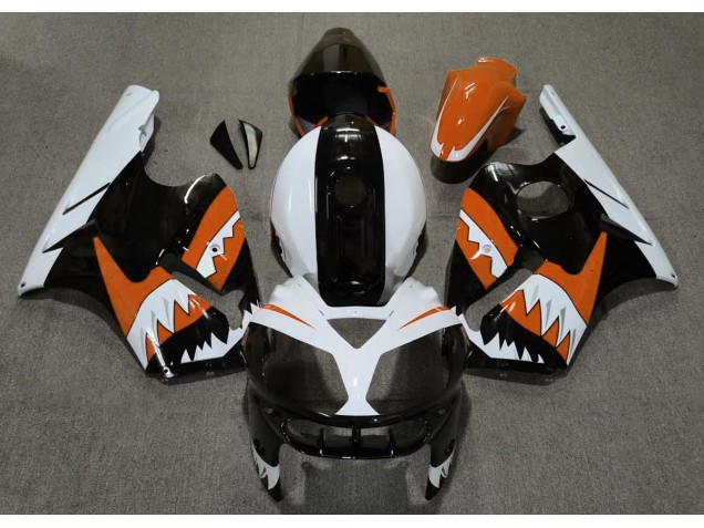 Orange Shark 2002-2005 ZX12R Motorcycle Fairings