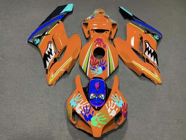 Orange Shark 2004-2005 CBR1000RR Motorcycle Fairings