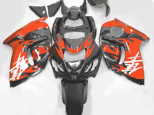 Orange and Grey 2008-2020 GSXR 1300 Hayabusa Motorcycle Fairings