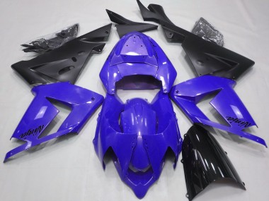 Pearl Blue & Black 2004-2005 ZX10R Motorcycle Fairings