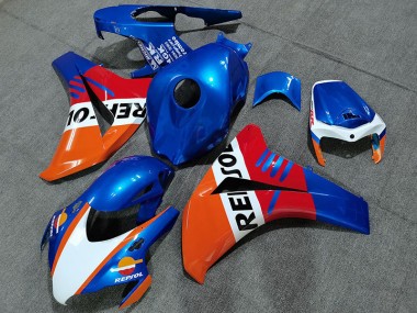 Pearl Blue Repsol Style 2008-2011 CBR1000RR Motorcycle Fairings