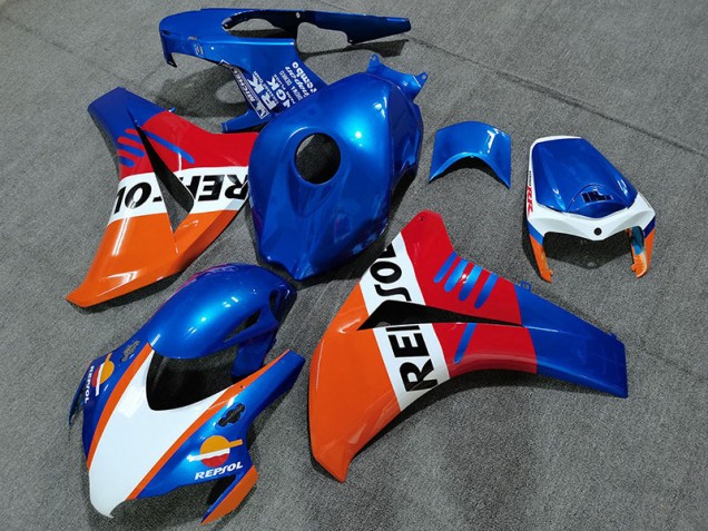Pearl Blue Repsol Style 2008-2011 CBR1000RR Motorcycle Fairings