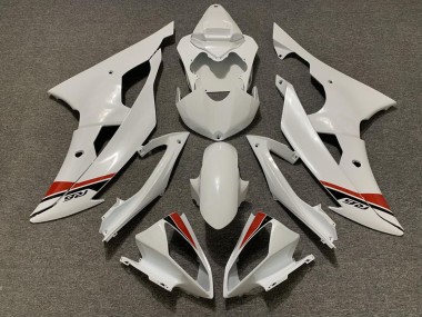 Pearl White 2008-2016 R6 Motorcycle Fairings