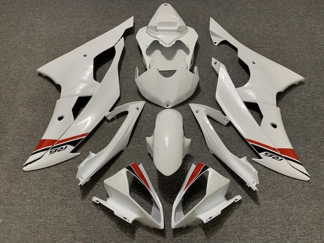 Pearl White 2008-2016 R6 Motorcycle Fairings Pearl White 2008-2016 R6 Motorcycle Fairings