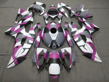 Pink Camo Plain 2008-2016 R6 Motorcycle Fairings