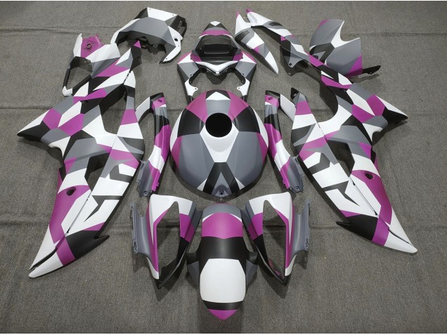 Pink Camo Plain 2008-2016 R6 Motorcycle Fairings