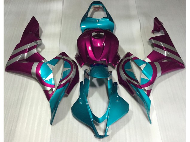 Pink Captain America 2007-2008 CBR600RR Motorcycle Fairings