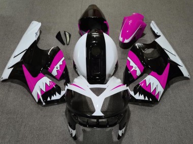 Pink Shark 2002-2005 ZX12R Motorcycle Fairings