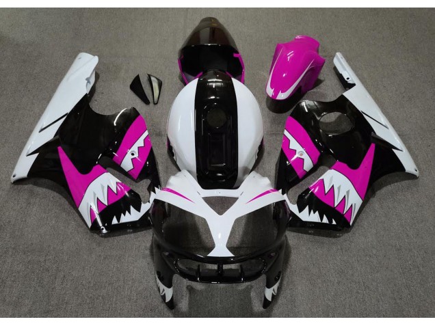 Pink Shark 2002-2005 ZX12R Motorcycle Fairings