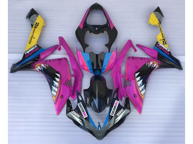 Pink Shark 2007-2008 R1 Motorcycle Fairings
