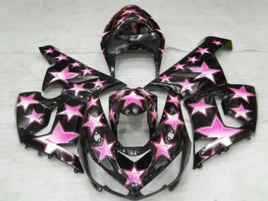 Pink Star 2005-2006 ZX6R Motorcycle Fairings