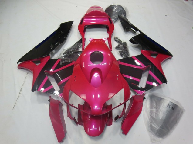 Pink and Black 2003-2004 CBR600RR Motorcycle Fairings