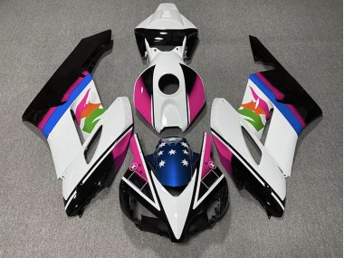 Pink and Blue Flag 2004-2005 CBR1000RR Motorcycle Fairings