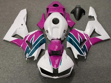 Pink and Emerald Gloss 2013-2023 CBR600RR Motorcycle Fairings