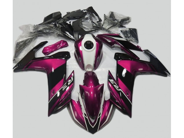 Pink and Gloss Black 2015-2018 R3 Motorcycle Fairings Pink and Gloss Black 2015-2018 R3 Motorcycle Fairings