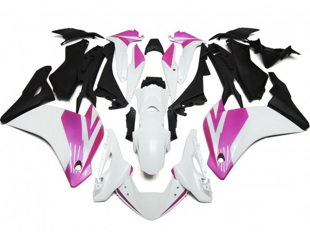 Pink and White Gloss 2011-2014 CBR250RR Motorcycle Fairings