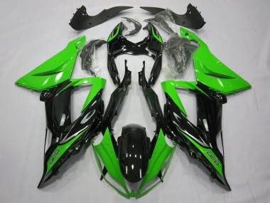 Plain Gloss Black Green 2013-2018 ZX6R Motorcycle Fairings