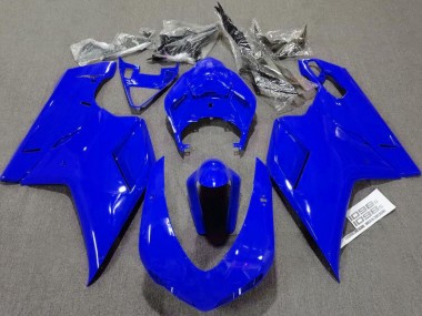 Plain Gloss Blue 2007-2014 Ducati 848 1098 1198 Motorcycle Fairings