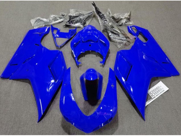 Plain Gloss Blue 2007-2014 Ducati 848 1098 1198 Motorcycle Fairings