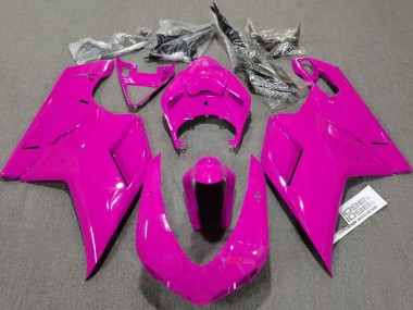 Plain Gloss Pink 2007-2014 Ducati 848 1098 1198 Motorcycle Fairings