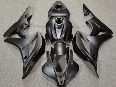 Plain Matte Black 2007-2008 CBR600RR Motorcycle Fairings