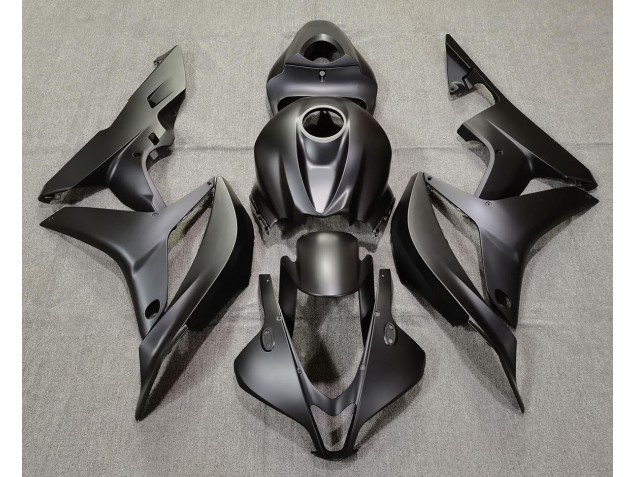 Plain Matte Black 2007-2008 CBR600RR Motorcycle Fairings