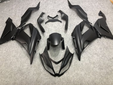 Plain Matte Black 2013-2018 ZX6R Motorcycle Fairings
