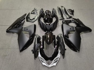 Plain Matte and Gloss Black 2009-2016 GSXR 1000 Motorcycle Fairings
