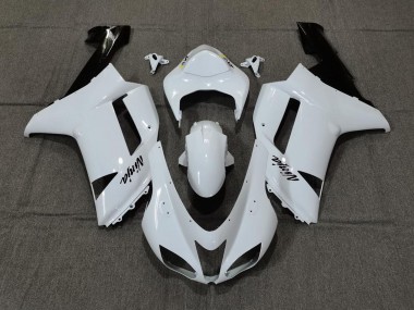 Plain White Gloss 2007-2008 ZX6R Motorcycle Fairings