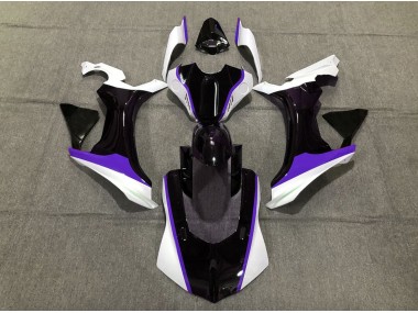 Purple Black and White 2015-2019 R1 Motorcycle Fairings