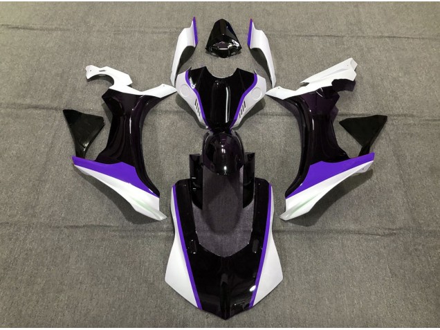 Purple Black and White 2015-2019 R1 Motorcycle Fairings