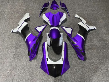 Purple & Carbon Fiber Accents 2015-2019 R1 Motorcycle Fairings