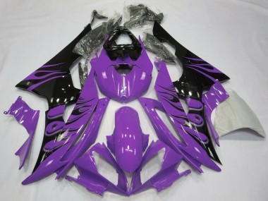 Purple Flame Style 2008-2016 R6 Motorcycle Fairings