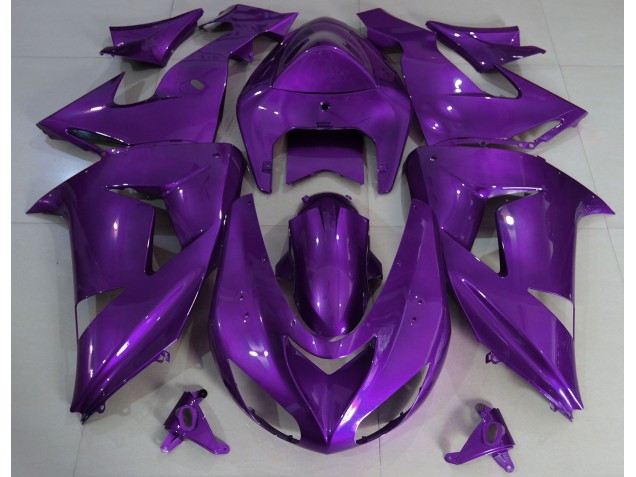 Purple Plain 2006-2007 ZX10R Motorcycle Fairings Purple Plain 2006-2007 ZX10R Motorcycle Fairings