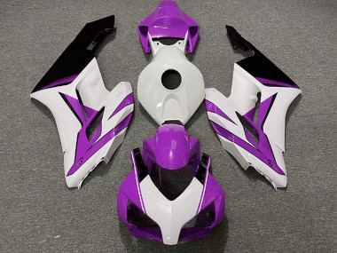 Purple White and Gloss Black 2004-2005 CBR1000RR Motorcycle Fairings