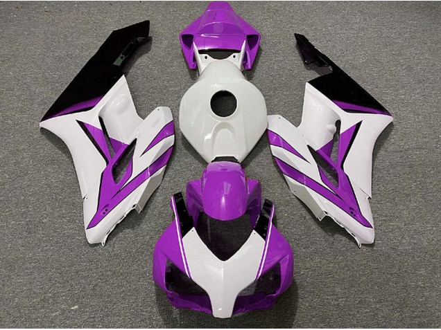Purple White and Gloss Black 2004-2005 CBR1000RR Motorcycle Fairings