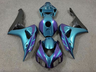 Purple and Emerald 2006-2007 CBR1000RR Motorcycle Fairings