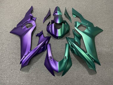 Purple and Green Split 2017-2021 R6 Motorcycle Fairings