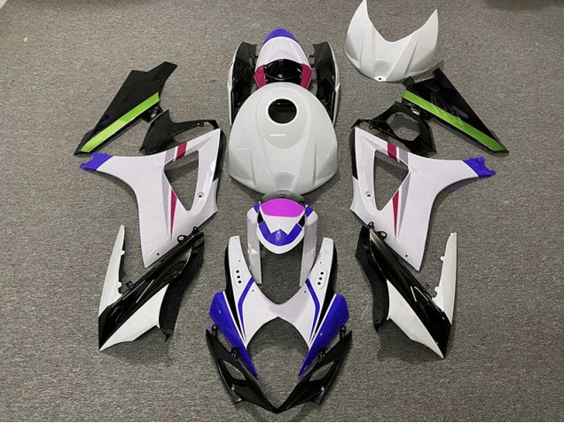 Race Colors 2 2007-2008 GSXR 1000 Motorcycle Fairings