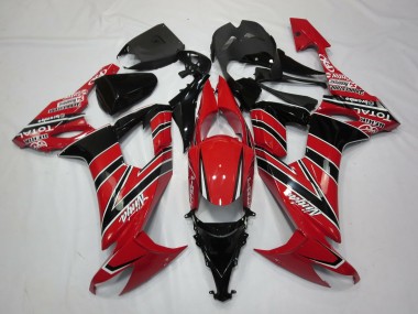 Red Black 2008-2010 ZX10R Motorcycle Fairings