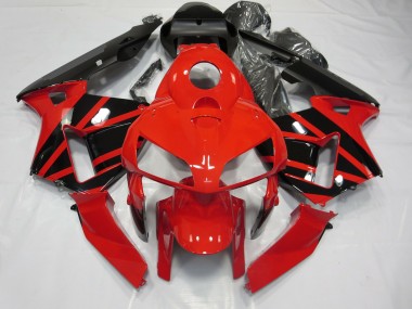 Red & Black OEM Style 2003-2004 CBR600RR Motorcycle Fairings